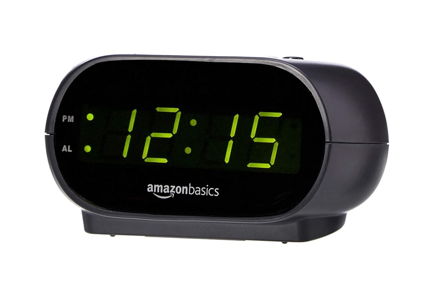 amazonbasics small digital alarm clock