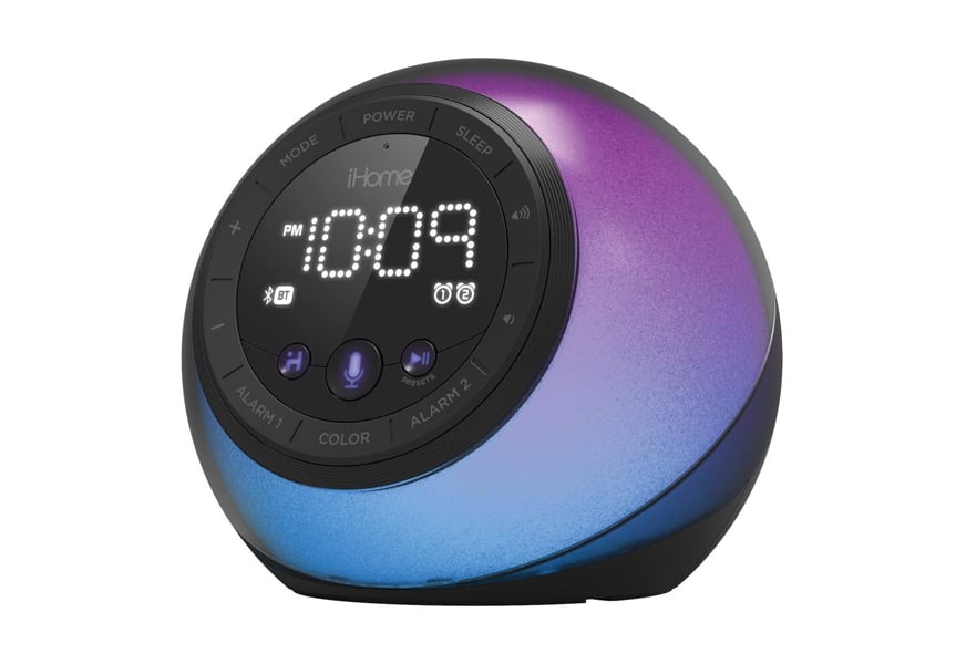 ihome bluetooth color changing alarm clock