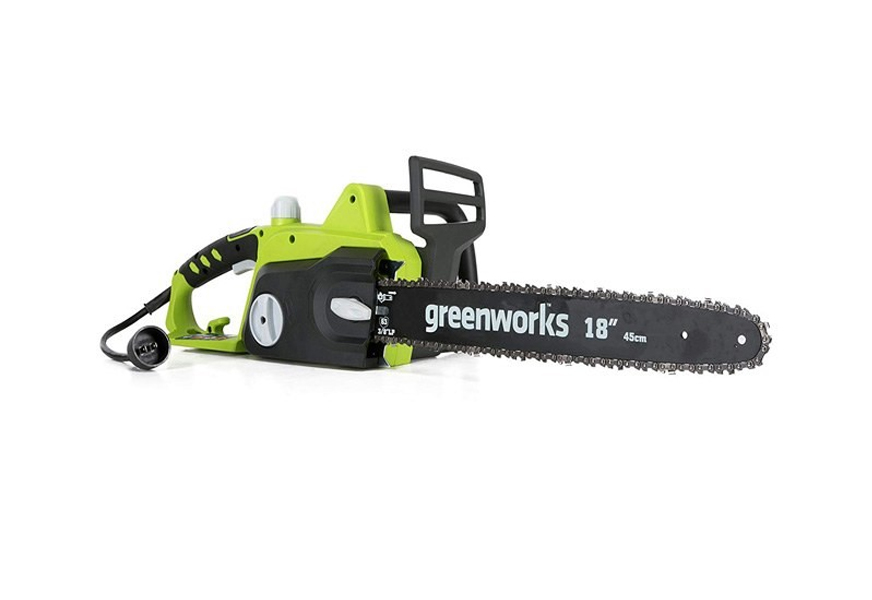 greenworks 18-inch 14.5 amp corded electric chainsaw