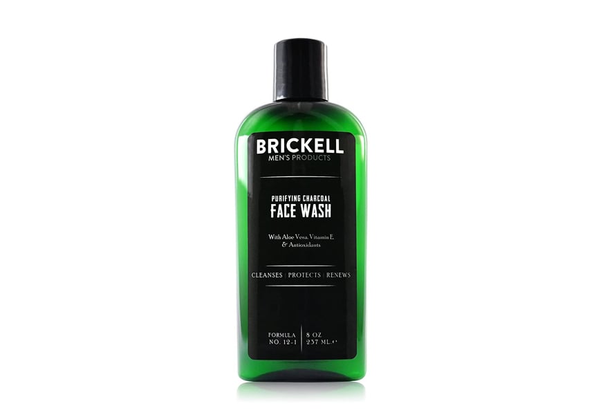 brickell men's purifying charcoal facial cleanser for men