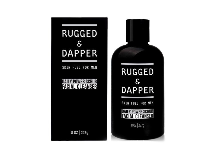 rugged & dapper daily facial cleanser for men