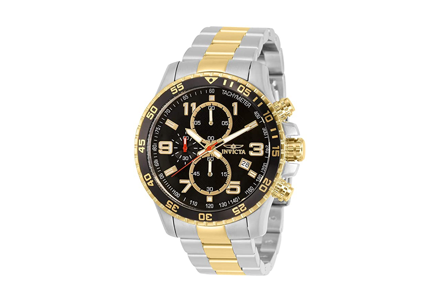 invicta mens 14876 specialty chronograph 18k gold