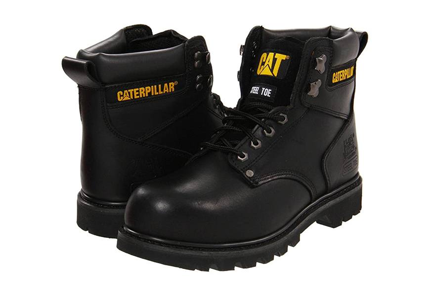 caterpillar men's second shift steel toe work boots