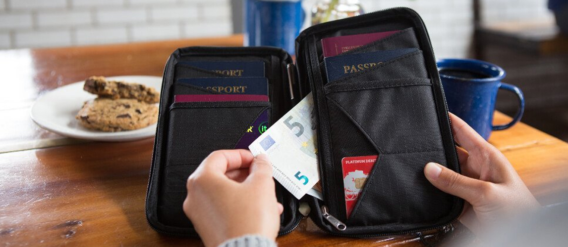 mens travel wallet organiser