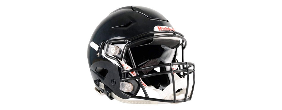 : Matte White with White Mask Blank Riddell Revolution Speed  Mini Football Helmet : Sports & Outdoors