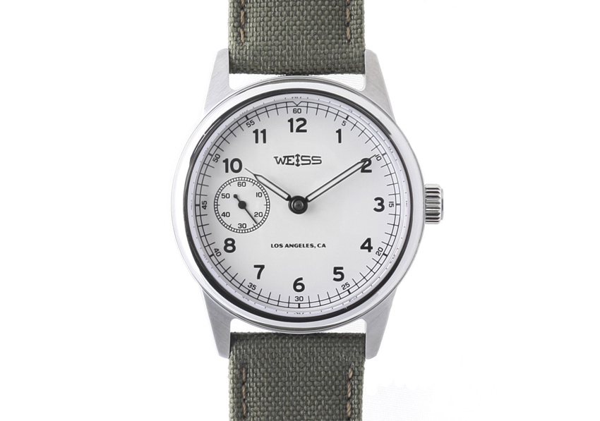 weiss 38mm field watch