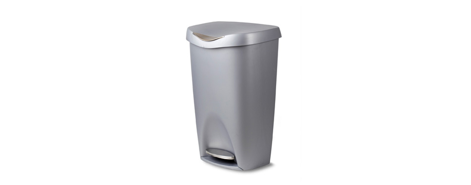 hOmeLabs 13 Gallon Automatic Trash Can for Kitchen - Stainless Steel Garbage  Can