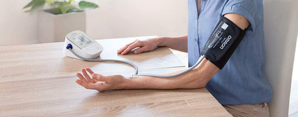 OMRON Silver Blood Pressure Monitor 