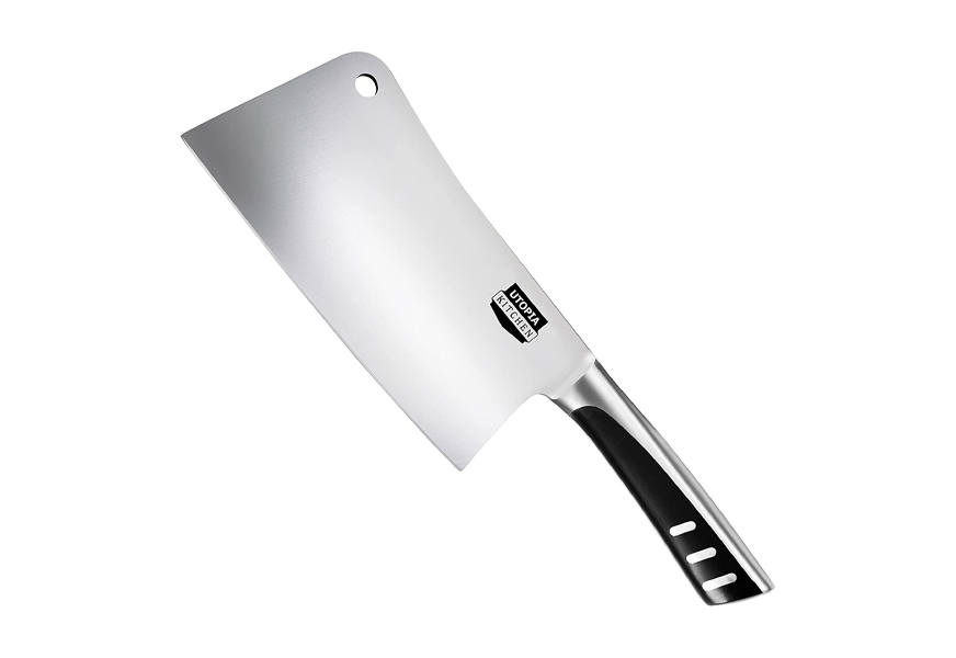 7.25′′ Meat Cleaver with Black or White Poly Handle