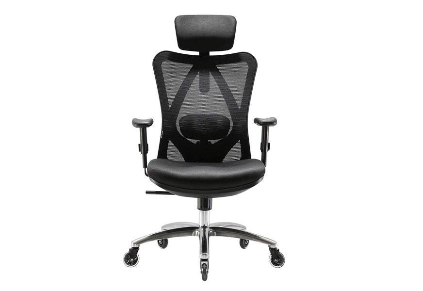 XUER Ergonomic Office Chair, Mesh Computer Desk Chair with Adjustable Sponge