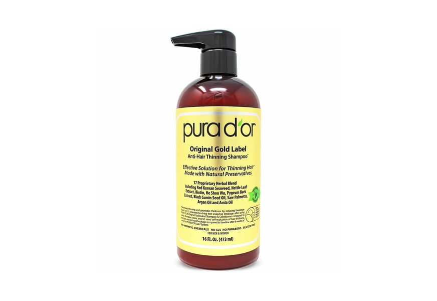 pura d'or original gold label anti-thinning shampoo