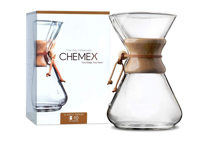 Bean Envy Pour Over Coffee Maker 5 Cup Borosilicate Glass Carafe Rust  Resistant