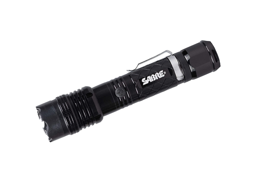 sabre tactical stun self defence flashlight