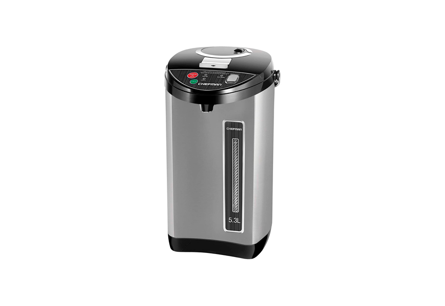 EuroTech ET6010 Stainless Steel Hot Water Urn; Electric thermo pot boils  and dispenses up to 6