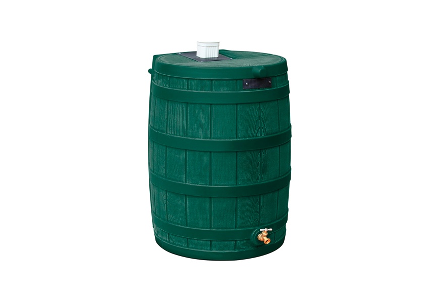 UPCYCLE 50 Gallon Wide-Overflow Terra-Cotta Rainbarrel - Upcycle Products  Inc.