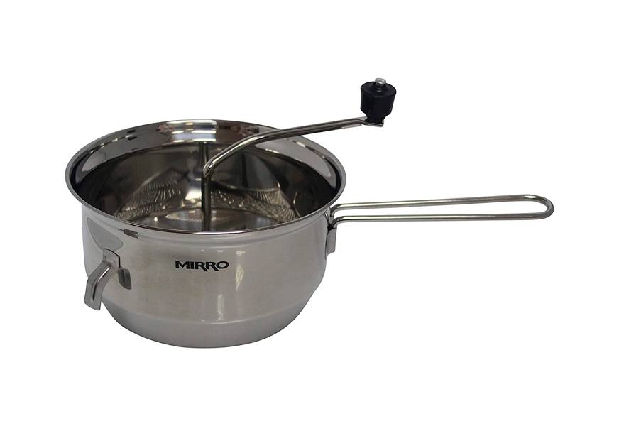 Weston Stainless Steel Food (61-0101-W) 1 Quart Capacity, 3 Milling Discs,  Dishwasher Safe