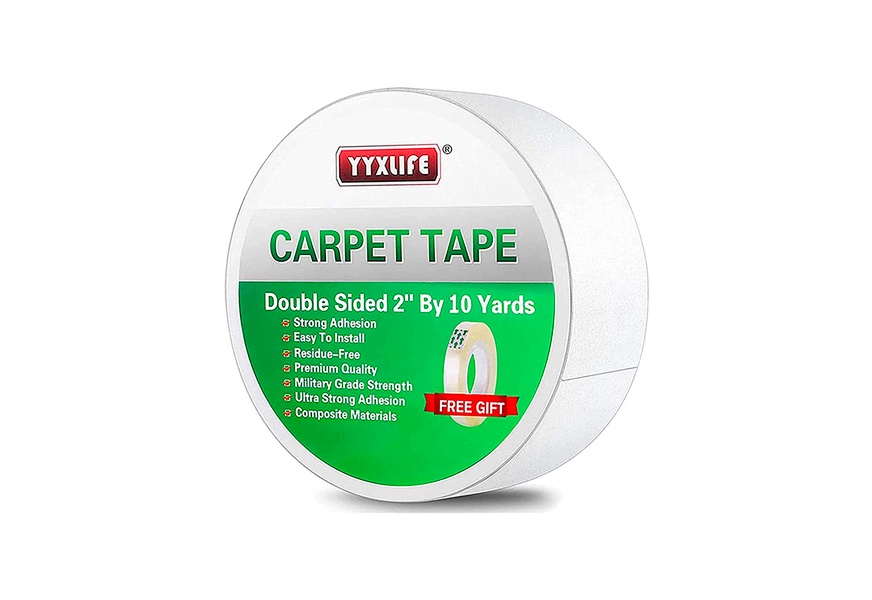  YYXLIFE Double Sided Carpet Tape for Area Rugs Carpet Adhesive  Removable Multi-Purpose Rug Tape Cloth for Hardwood Floors, Carpets Heavy  Duty Sticky Tape, 2 Inch x 10 Yards, White : Office
