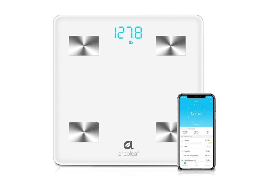 Arboleaf Digital Scale - Smart Scale Wireless Bathroom Weight Scale with  iOS, Android APP, Unlimited Users, Auto