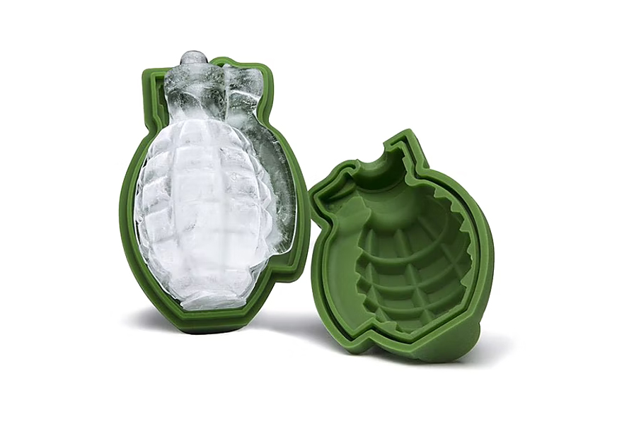 nple grenade shape 3d ice cube mold