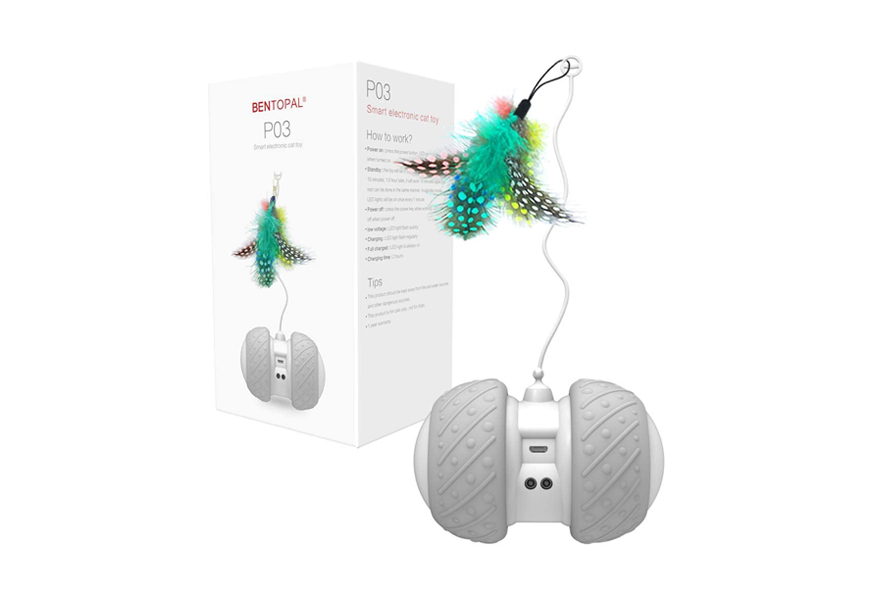 ralthy interactive robotic self rotating ball (cat toy)