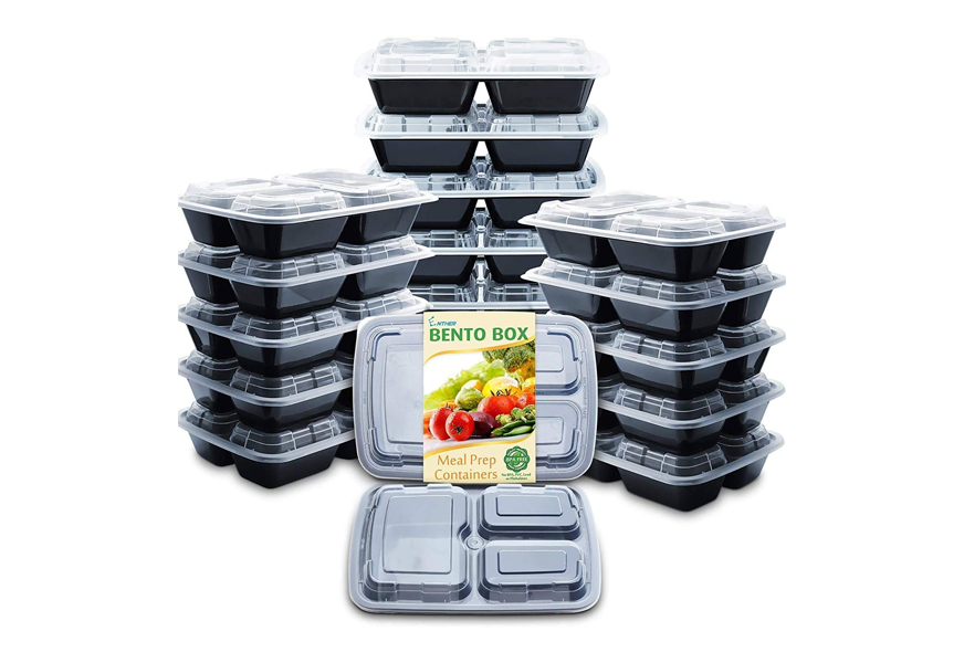 Enther Meal Prep Containers 12 Pack 1 Compartment Single Lids Food Storage  Bento BPA Free | Stackabl…See more Enther Meal Prep Containers 12 Pack 1