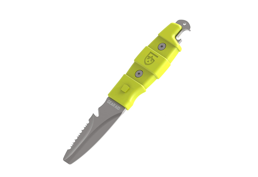 Gear Aid AKUA Dive Knife, Titanium Rescue Knife