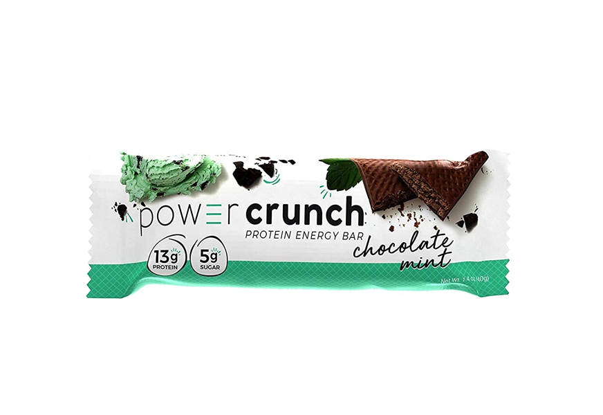 power crunch protein energy bar, chocolate mint