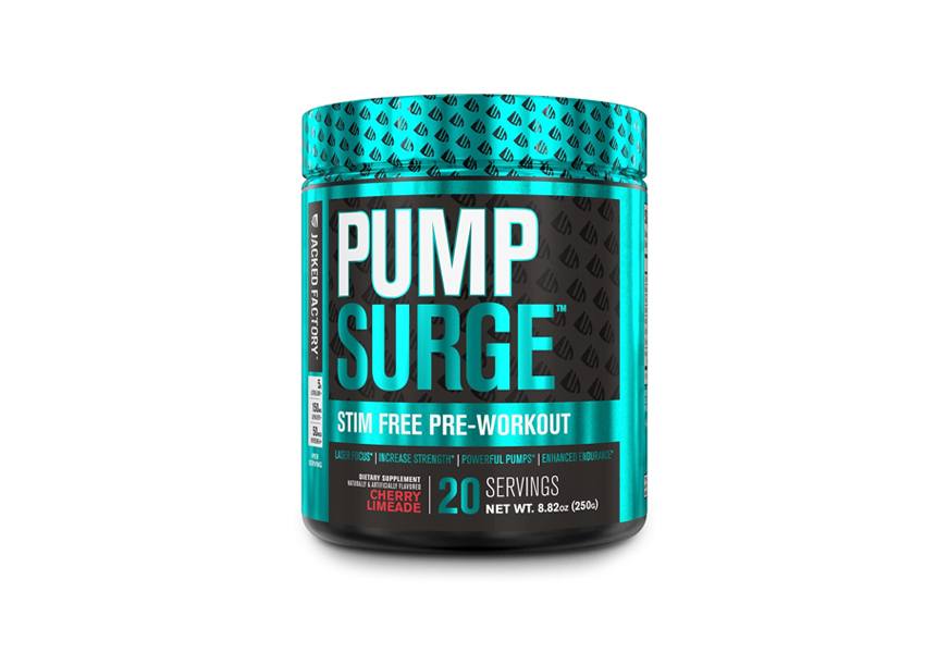 pump surge caffeine-free pre-workout