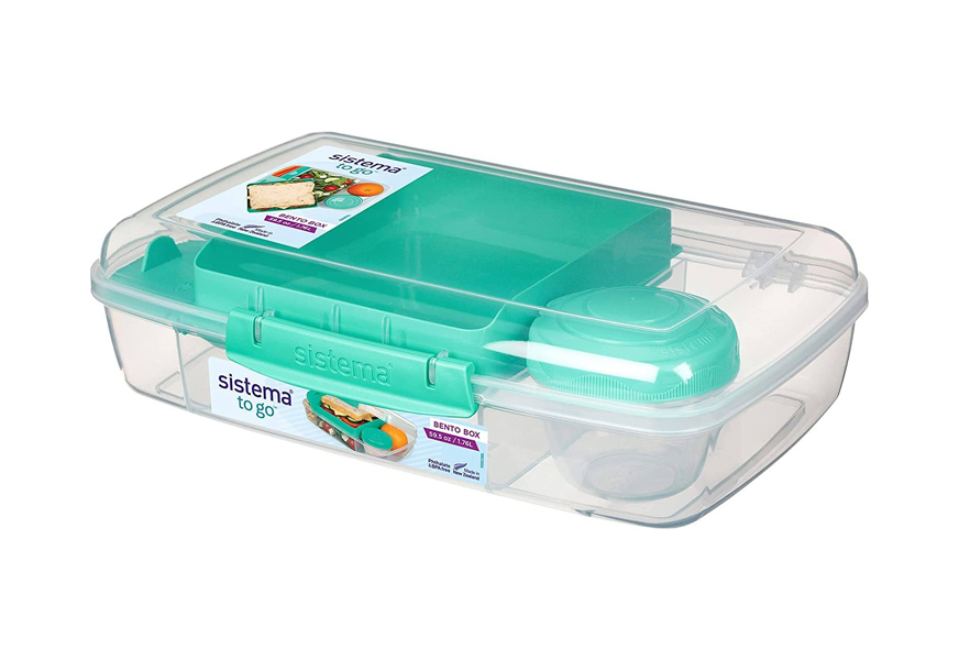 Jeopace Bento Box for Adults Lunch Containers for Kids 3 Compartment Lunch  Box Food Containers Leak …See more Jeopace Bento Box for Adults Lunch
