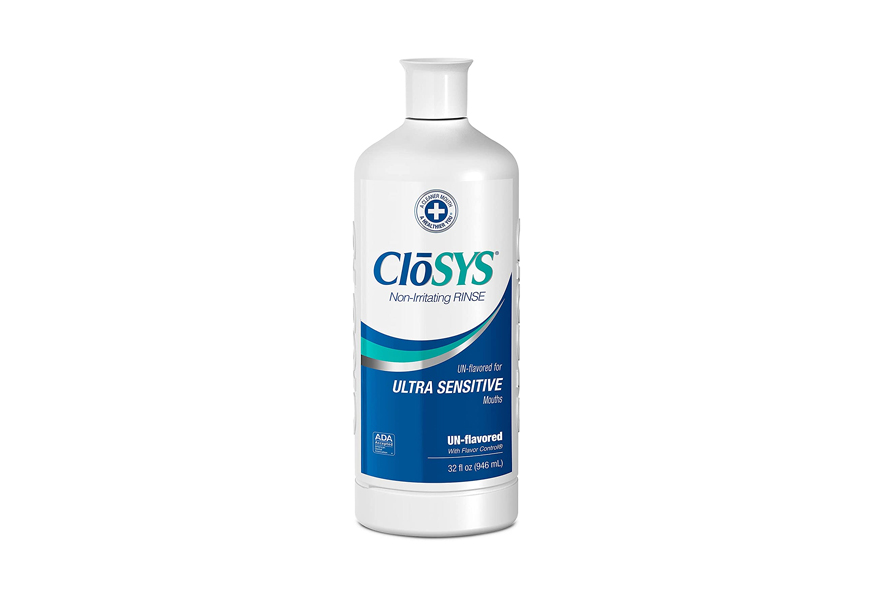 closys original unflavored mouthwash for sensitive mouths