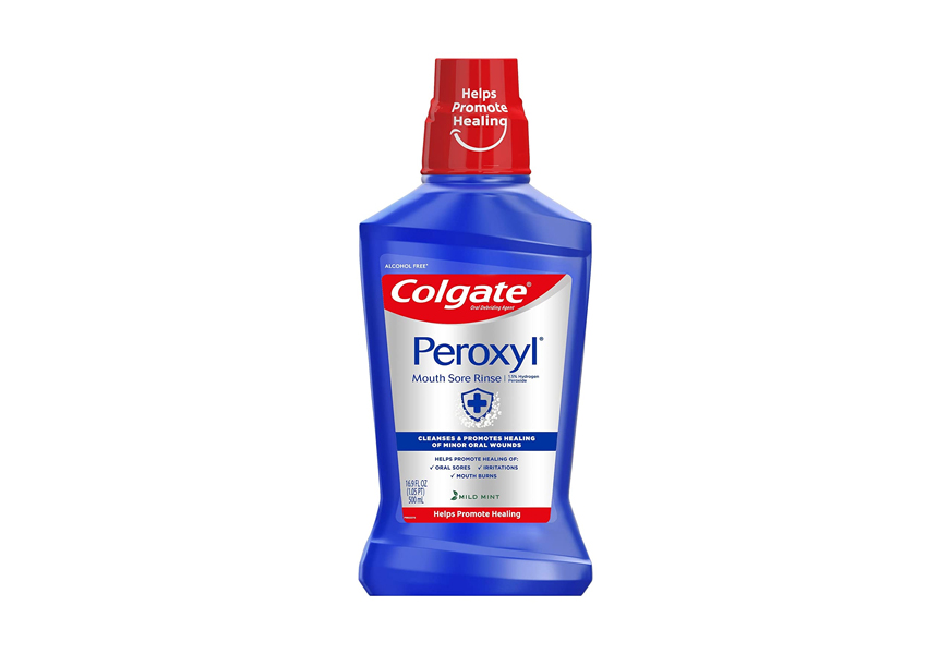 colgate peroxyl mouth sore rinse