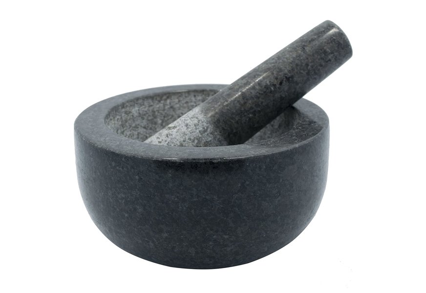 Granite Mortar and Pestle by Hicoup - Natural Unpolished, Non Porous