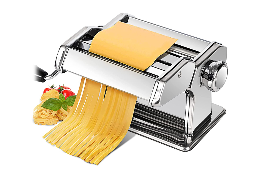 Pasta Machine, iSiLER 9 Adjustable Thickness Settings Pasta Maker 150  Roller Noodles Maker 