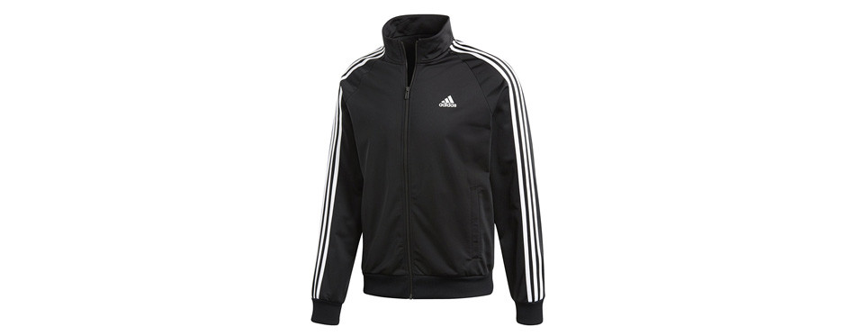 men's essential hooded running jacket black