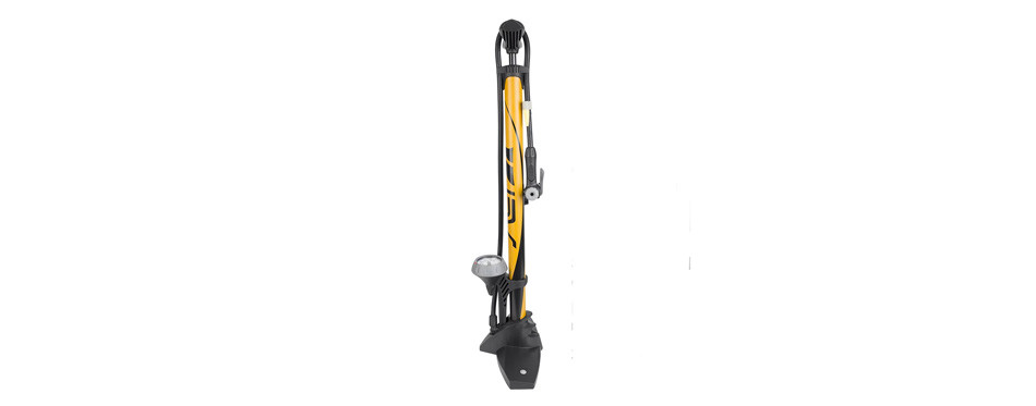 bv bicycle ergonomic bike floor pump