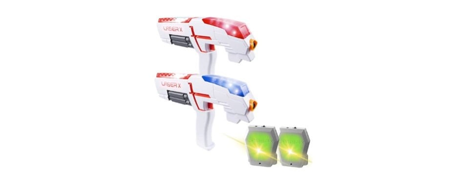 laser x 2 player laser tag gaming set