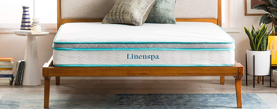 linenspa essentials alwayscool 8-inch memory foam mattress