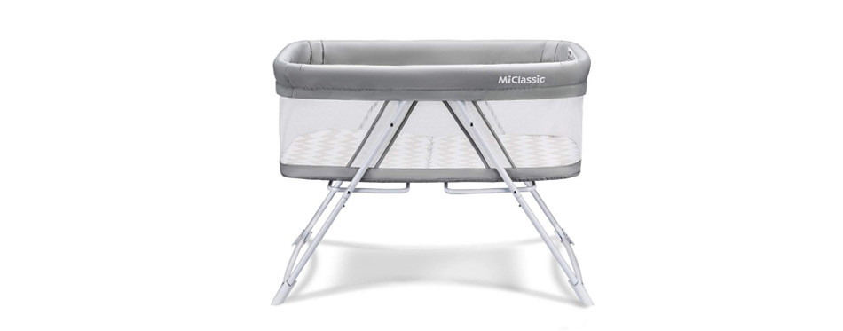 miclassic bassinet mattress size