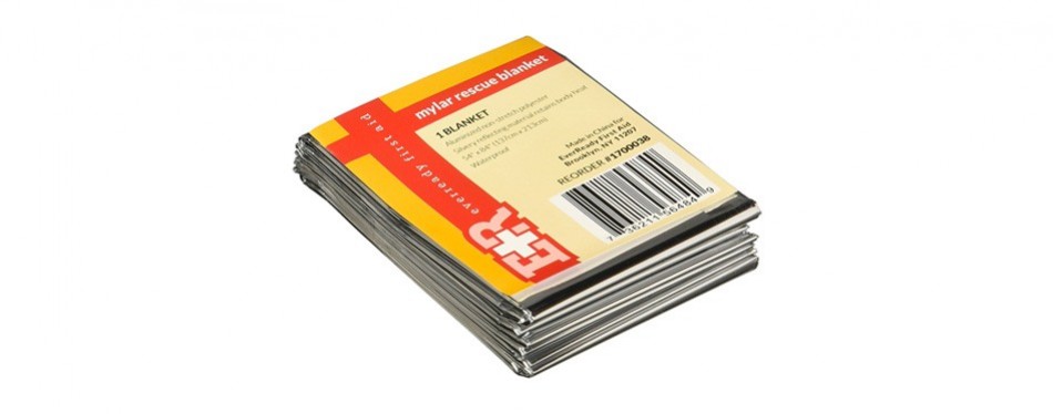 Emergency Mylar Thermal Blankets (Pack of 50) 760921072158 ...