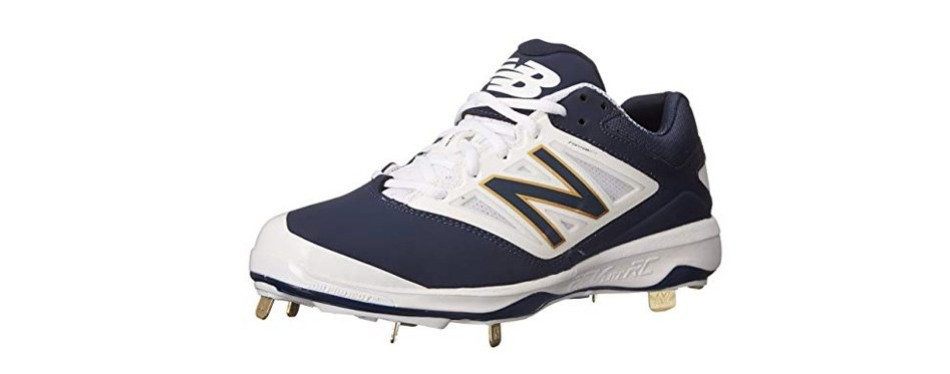 new balance men's l4040v3 low metal baseball cleats